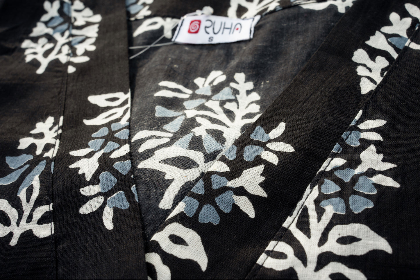 BLACK MOTIF KURTA