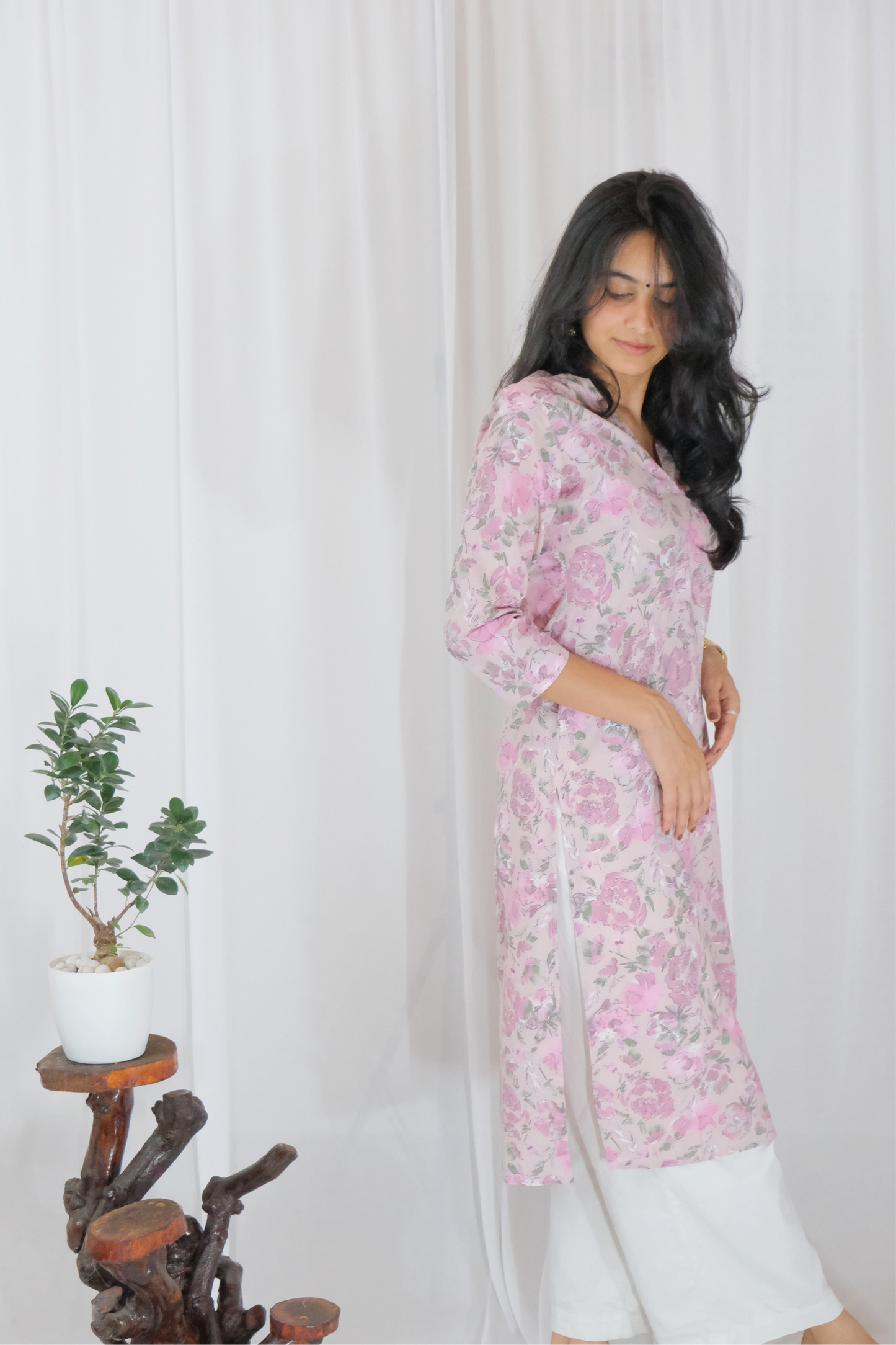 BRITISH ROSE KURTA