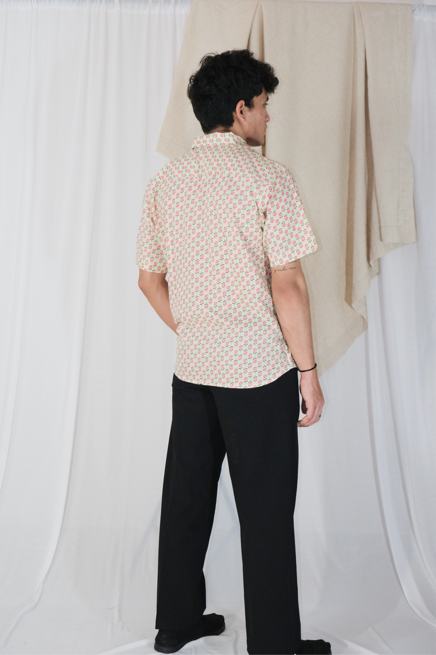 GREEN FLORET SHIRT