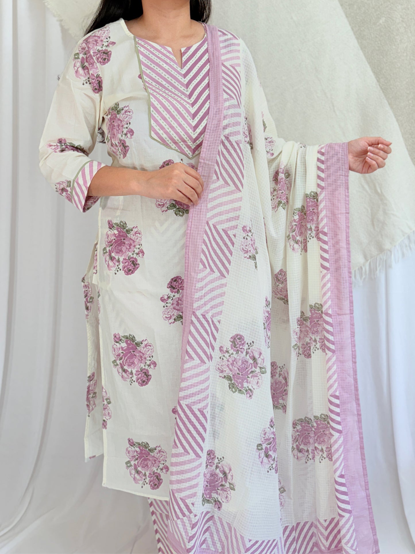 LAVENDER SUIT SET- 3 PIECE