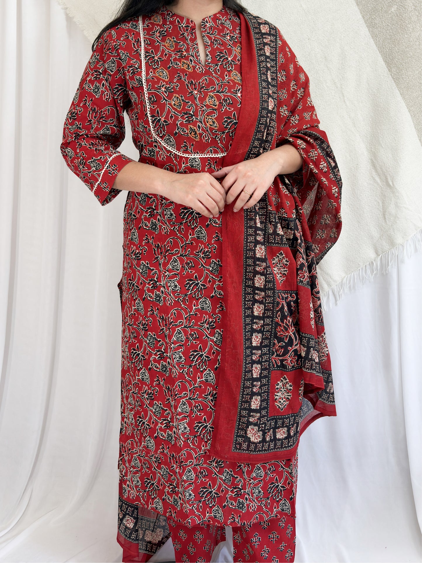 RED SUIT SET- 3 PIECE