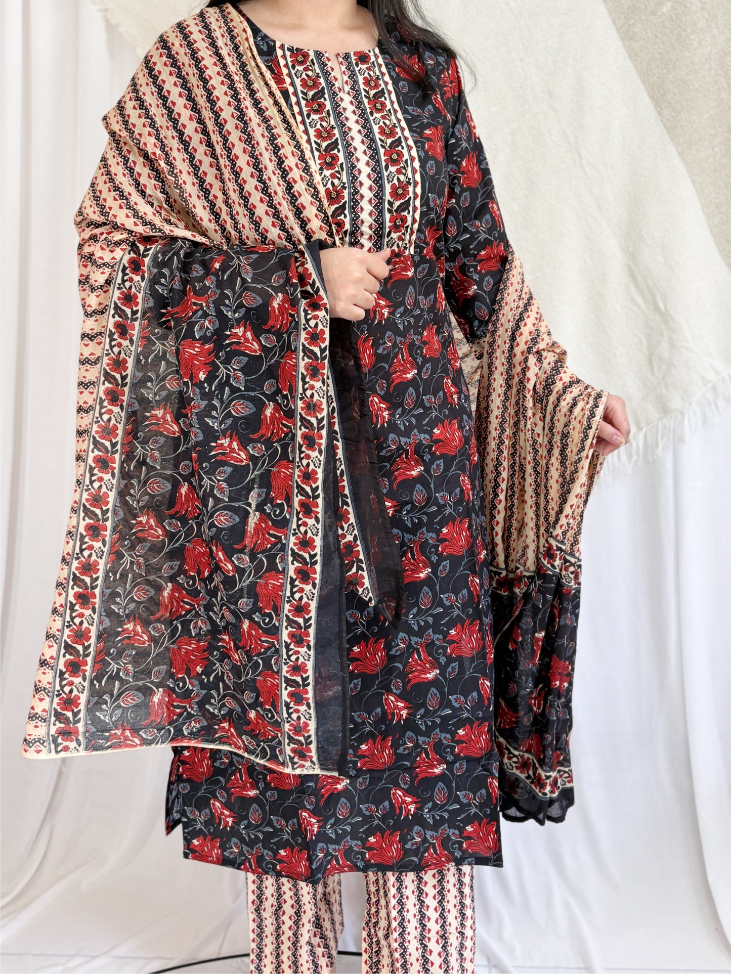 BLACK SUIT SET- 3 PIECE