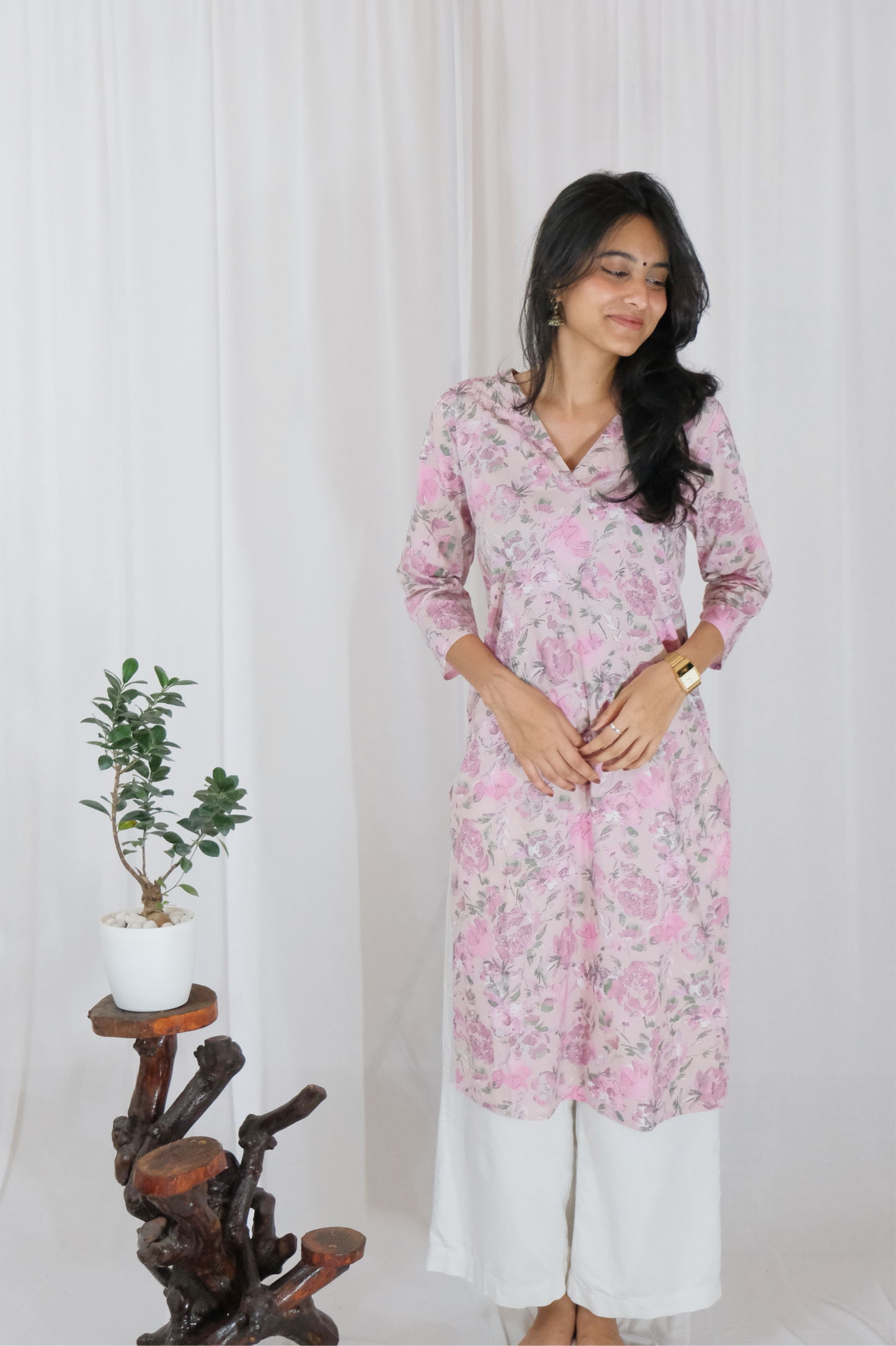 BRITISH ROSE KURTA