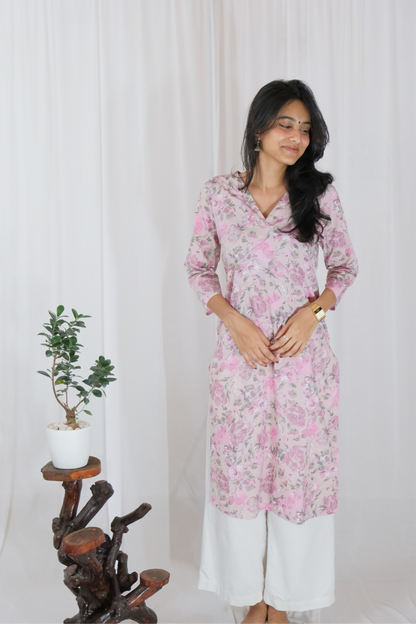 BRITISH ROSE KURTA
