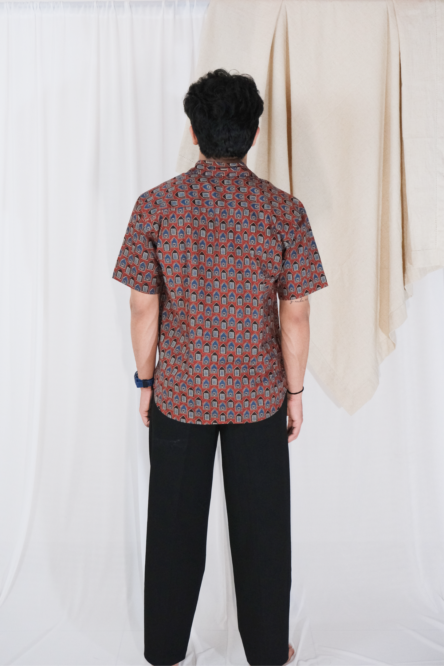 RUSTY RED AJRAKH SHIRT