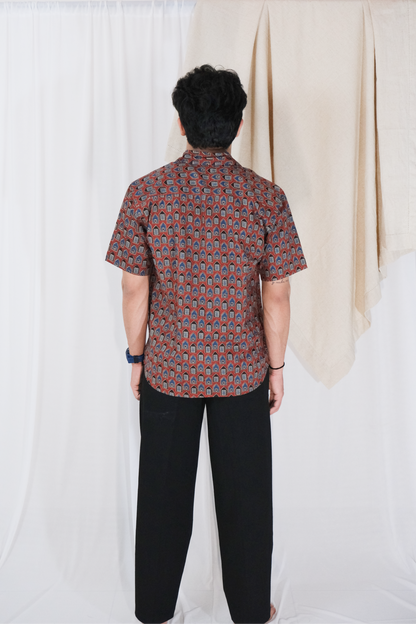 RUSTY RED AJRAKH SHIRT