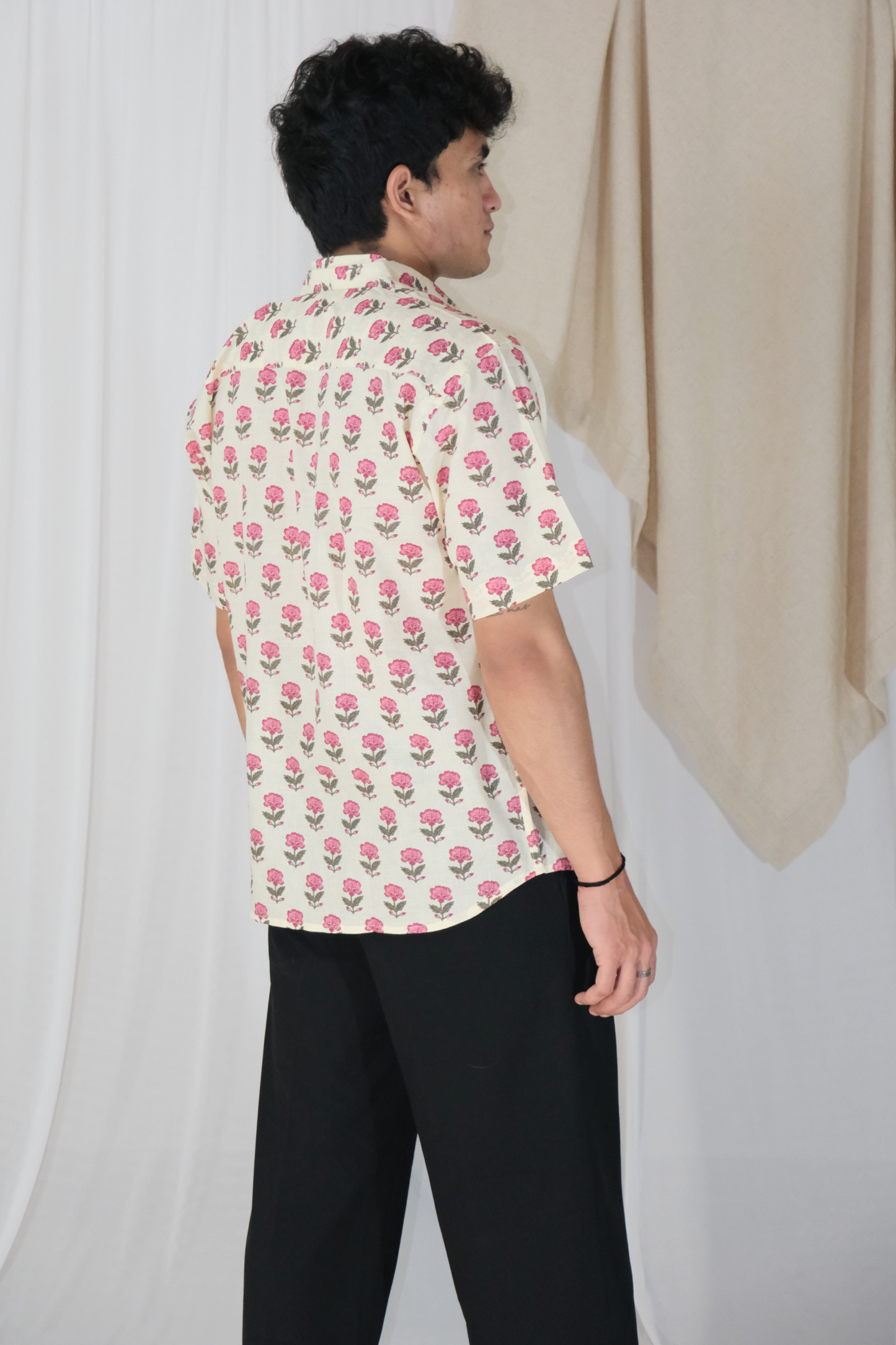 PINK FLORAL SHIRT