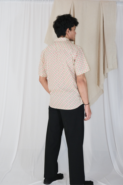 GREEN FLORET SHIRT