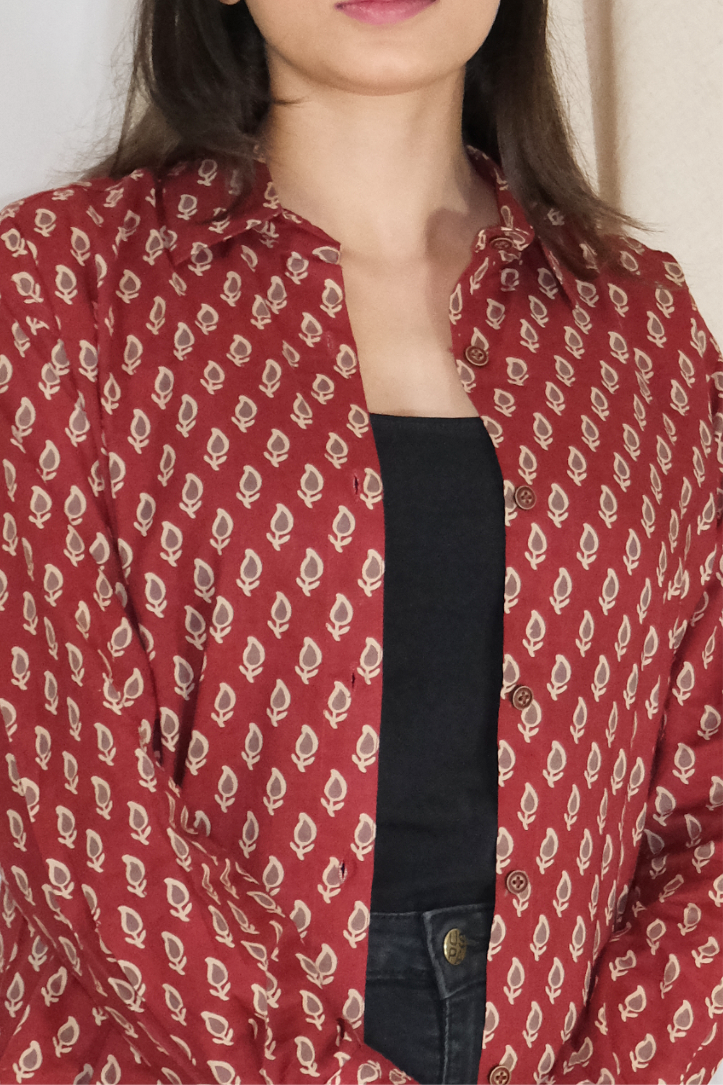RED PETAL SHIRT