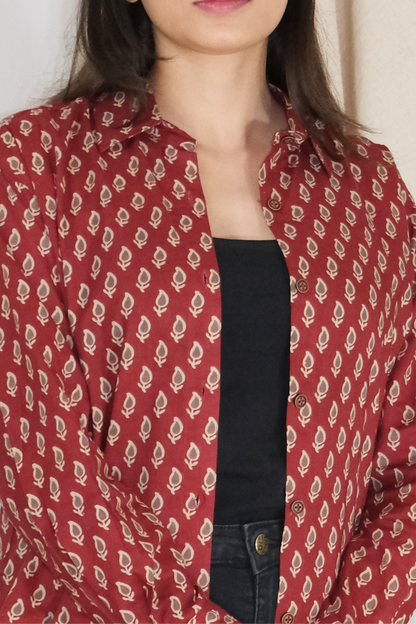 RED PETAL SHIRT