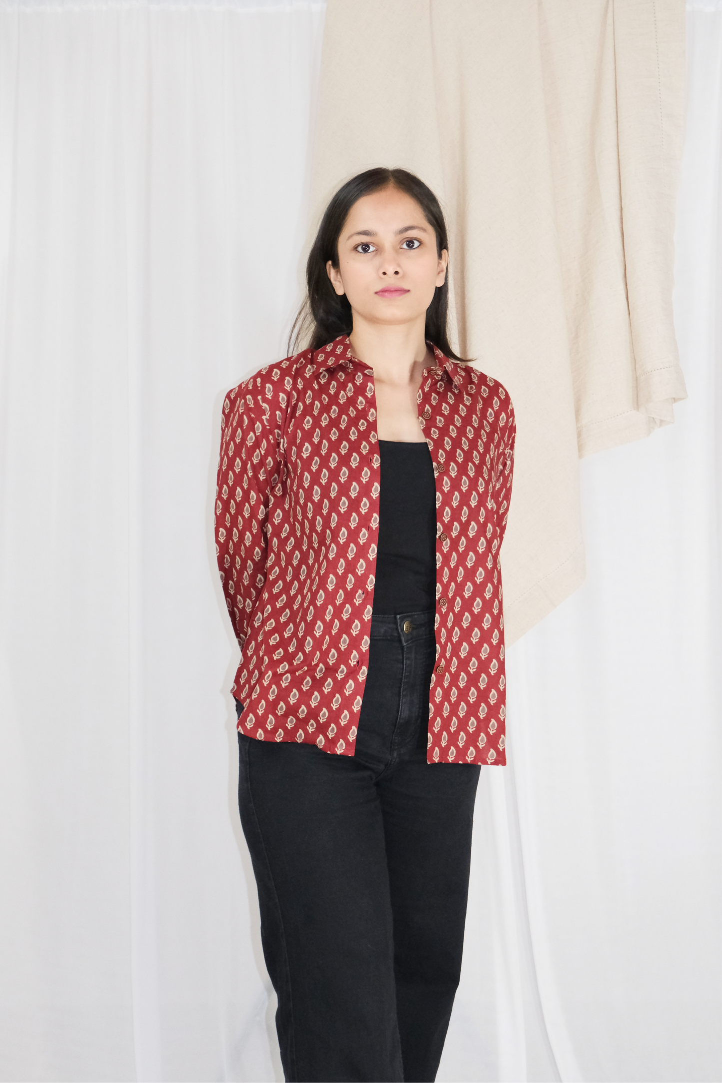 RED PETAL SHIRT