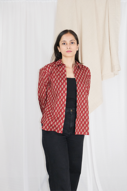 RED PETAL SHIRT