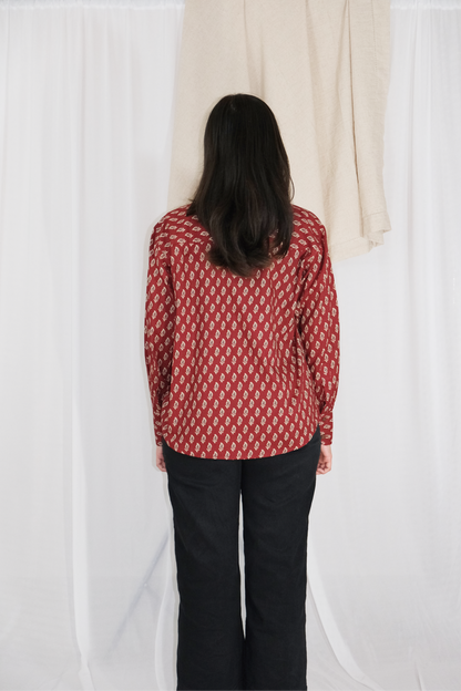 RED PETAL SHIRT