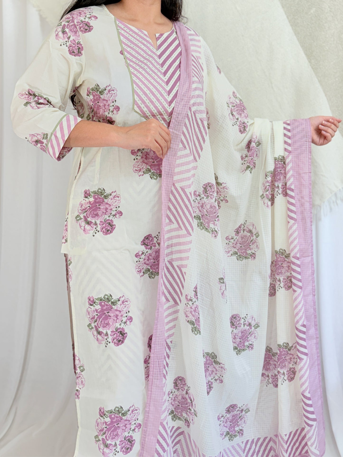 LAVENDER SUIT SET- 3 PIECE