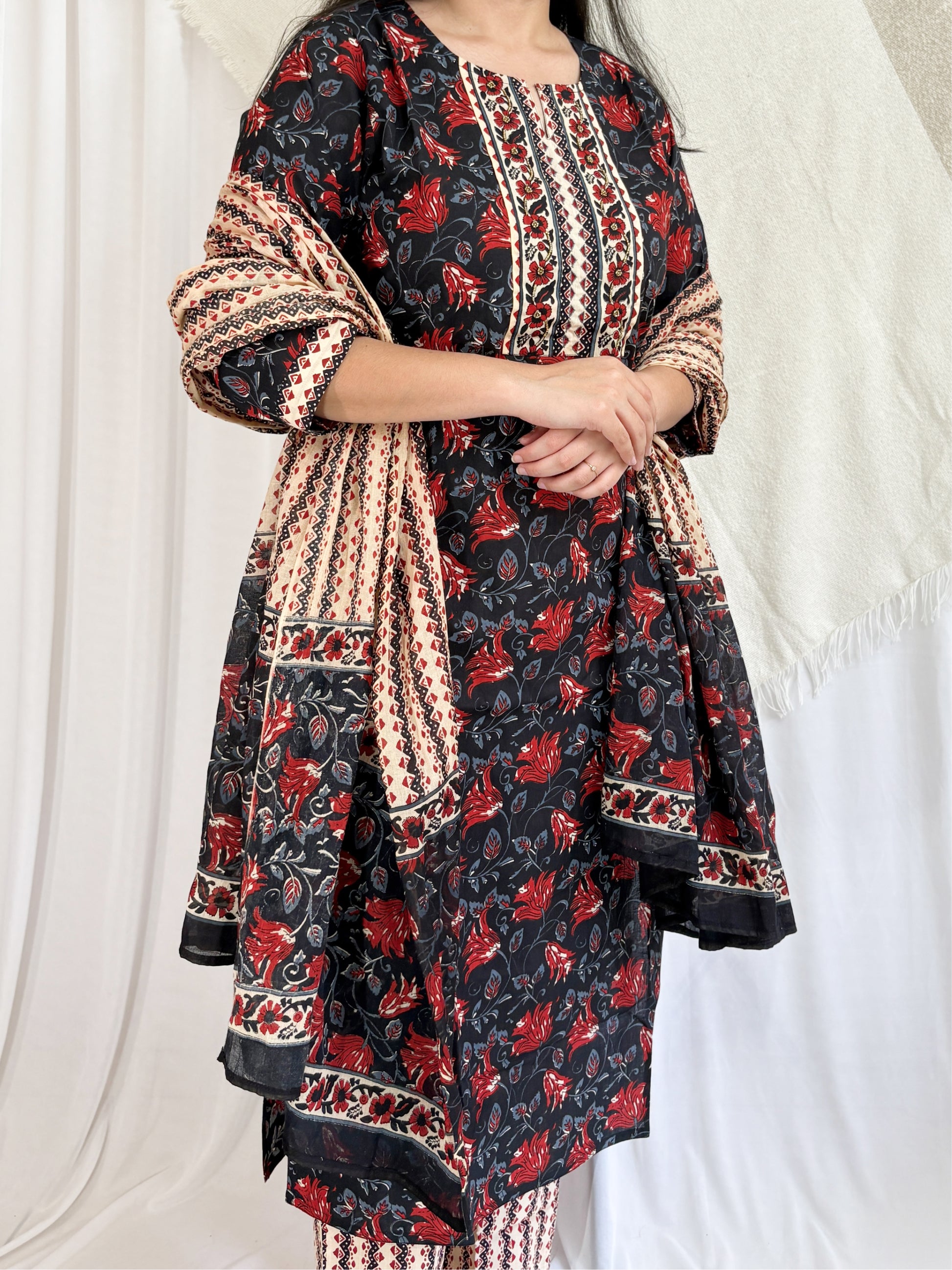 100% Pure Cotton Suit Set | 3 Piece Suit Set | Cotton Suit | Women's Suit Ruha 100% Pure Cotton Suit Set | 3 Piece Suit Set | Cotton Suit | Women's Suit Ruha